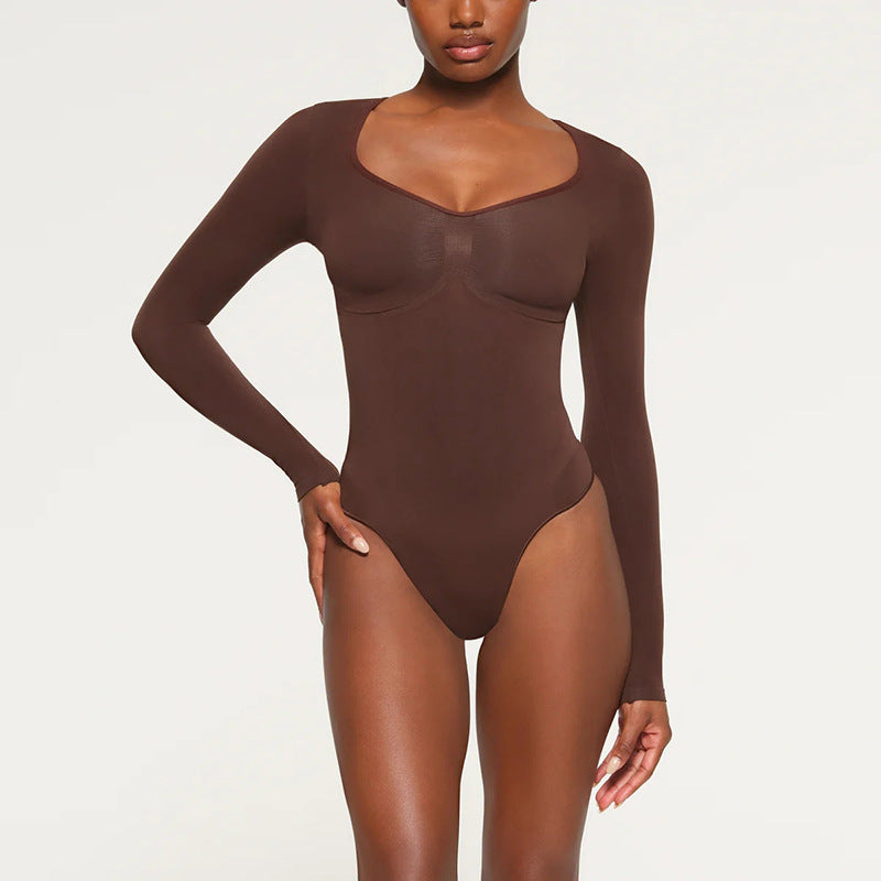 Longlseeve Thong Bodysuit