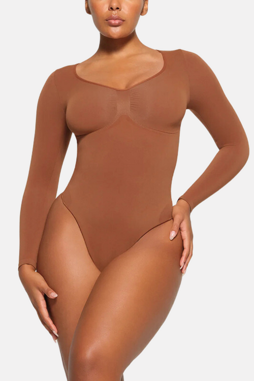 Longlseeve Thong Bodysuit